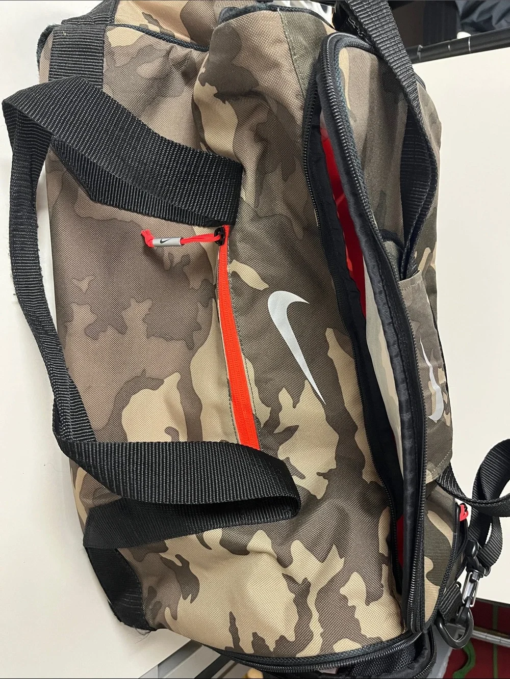 Nike Camo Duffel